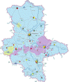 Karte der Arbeitsgemeinschaft Christlicher Kirchen (ACK)